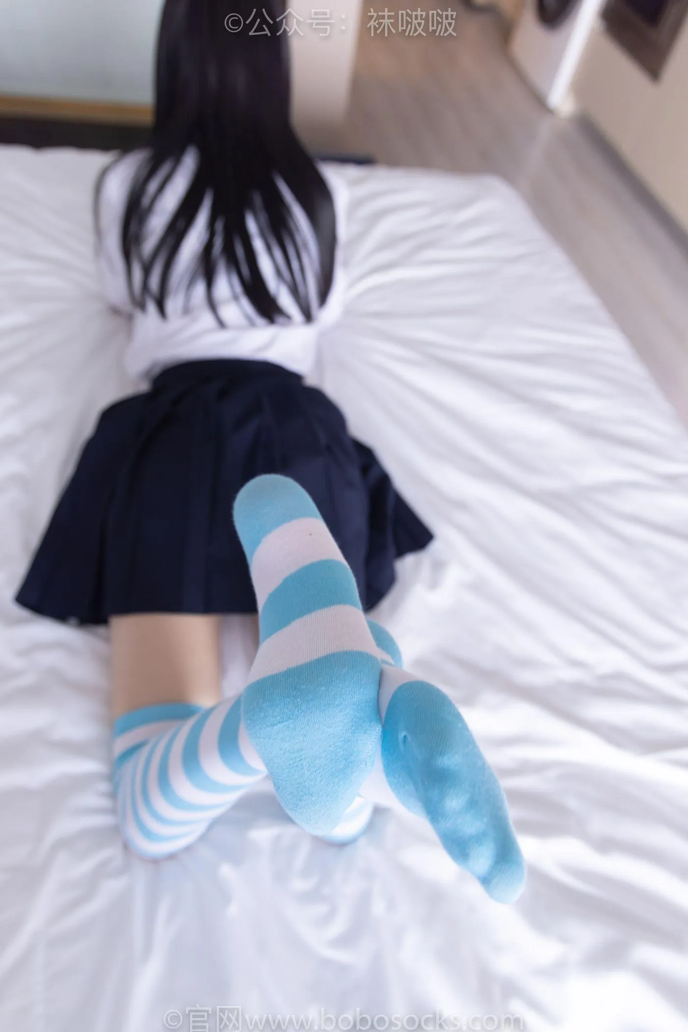 [BoBoSocks袜啵啵]NO.070 稚予-皮鞋、拖鞋、过膝袜、白棉袜 [148P]插图